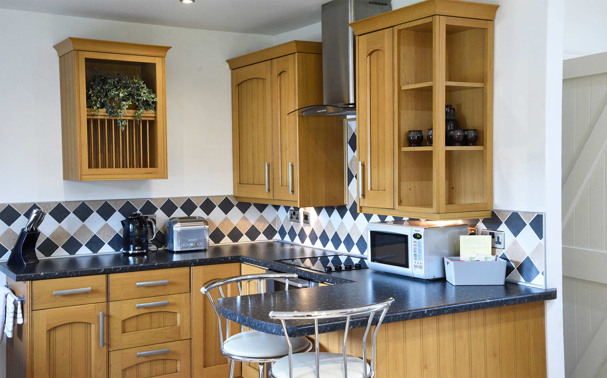 Kitchen at our Struan Self Catering Skye Crofters Cottage